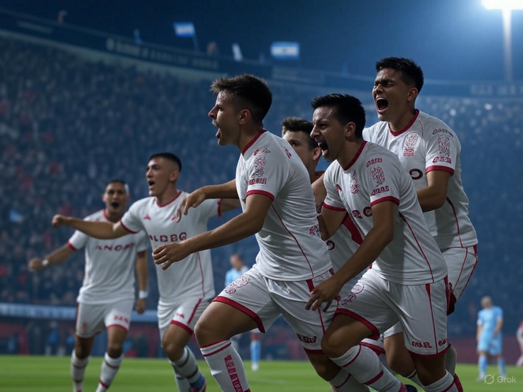 Huracán golea a Racing de Montevideo y avanza en la Sudamericana