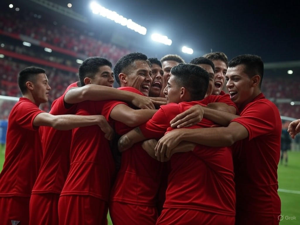 Independiente golea a Nacional Potosí y avanza en la Sudamericana