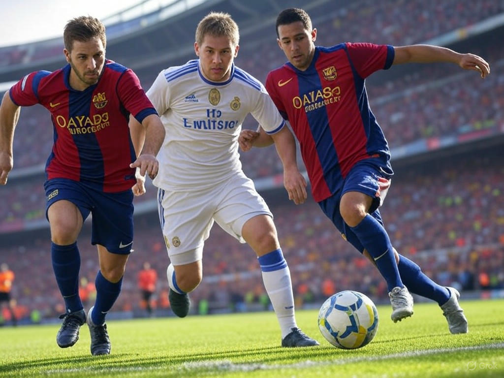 Barcelona golea al Real Madrid en un épico clásico español