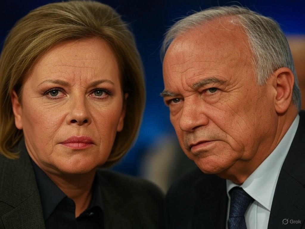 Tenso cruce entre Evelyn Von Brocke y Peluca Brusca en Canal 9