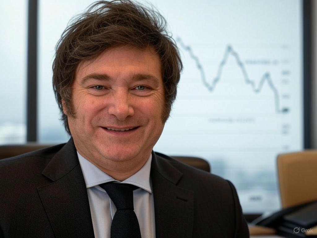Milei celebra baja de inflación: "Archivo de mandriles"