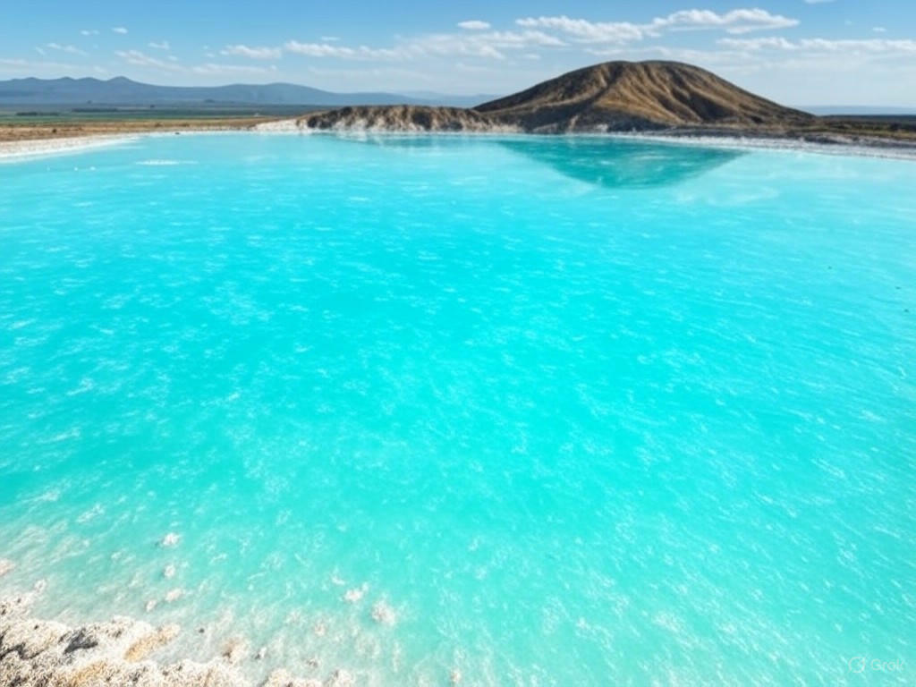 NASA revela antiguo lago salado en volcán extinto