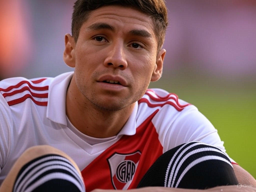 Montiel: Preocupación en River por lesión del lateral