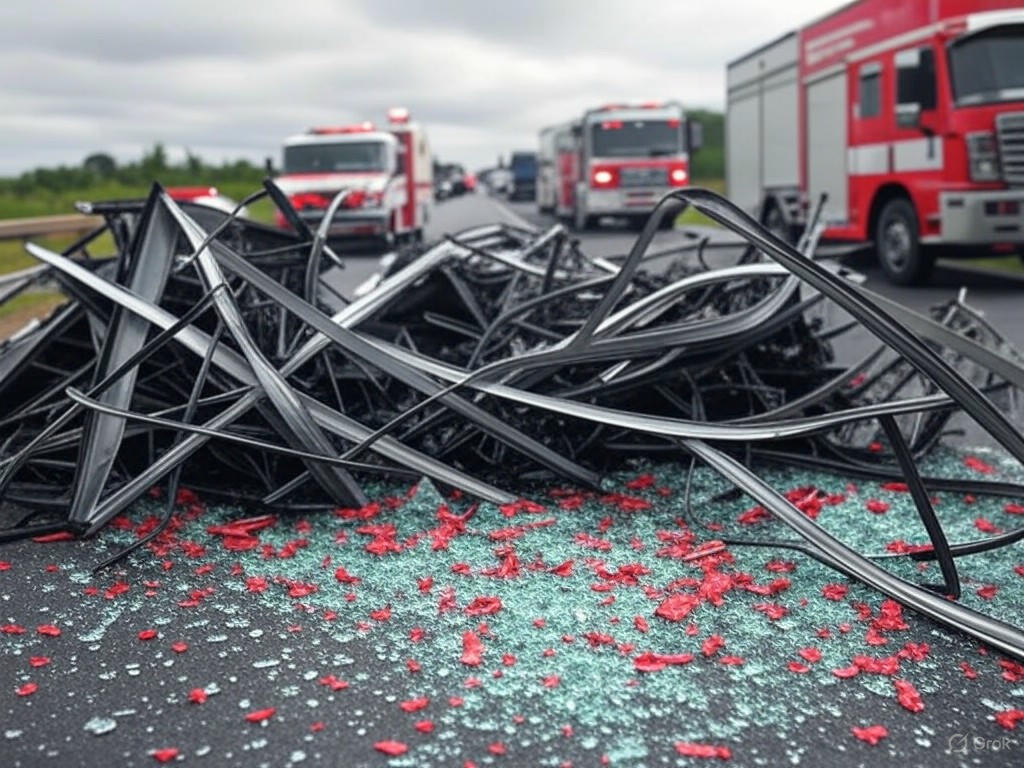 Fatal accidente en Ruta 3: Cuatro muertos en choque entre colectivo y camión