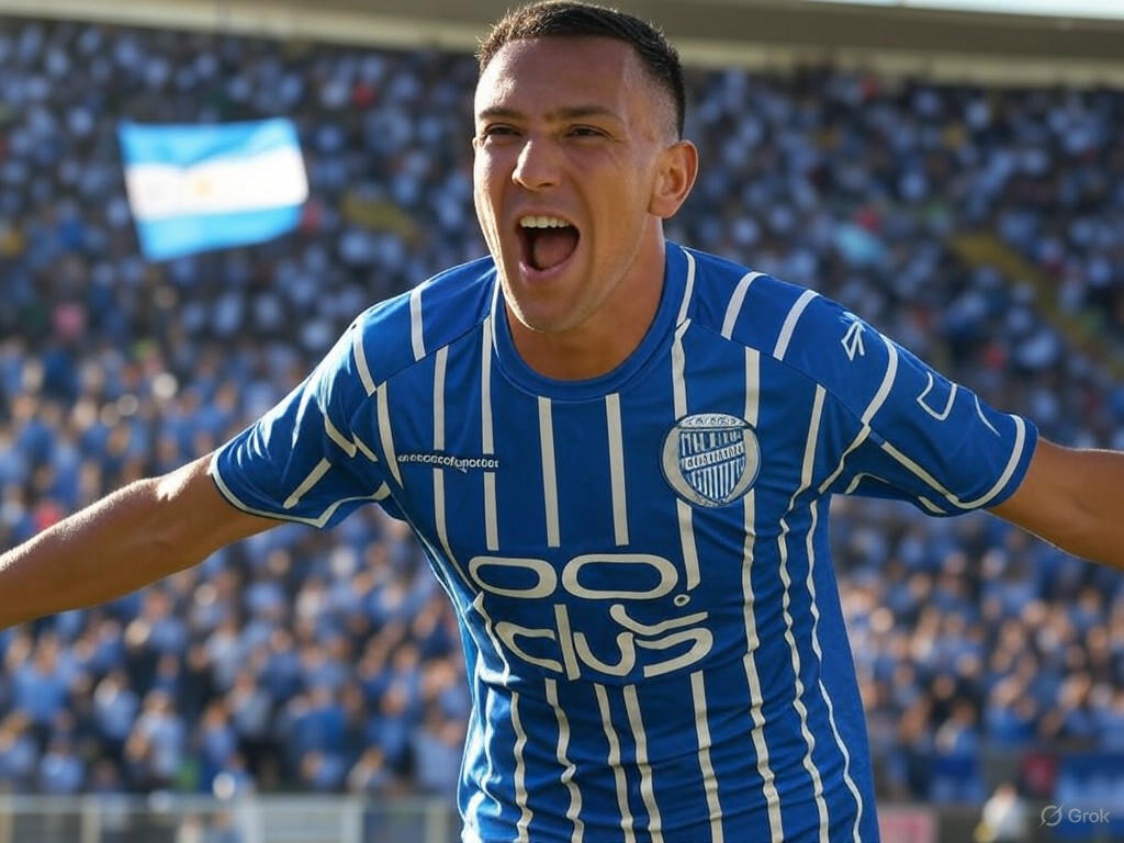 Golazo de Auzmendi: Godoy Cruz lidera su grupo en la Sudamericana