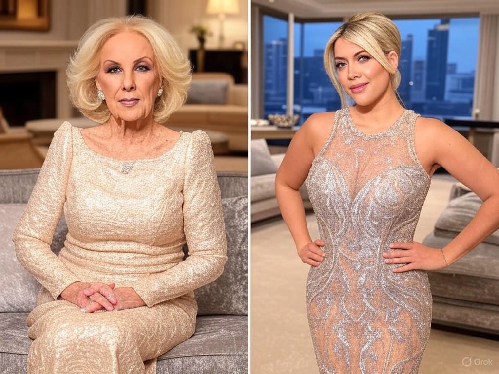 Mirtha Legrand critica a Wanda Nara: polémica por maternidad y fortuna