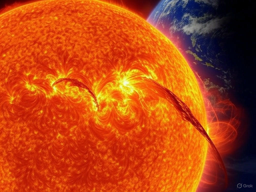 Tormenta solar: Posible impacto en la Tierra