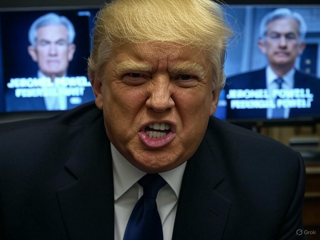 Trump critica a Powell tras decisión de la Fed: "tonto que no tiene ni idea"