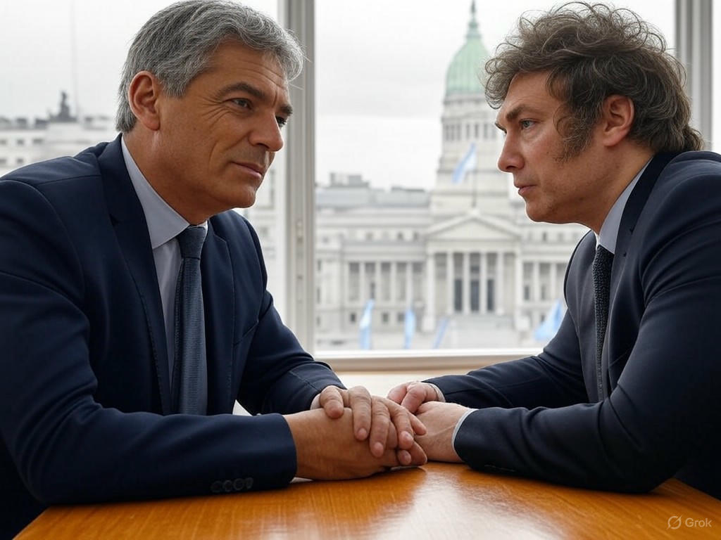 Rovira confirma pedido de Milei para bloquear la Ficha Limpia