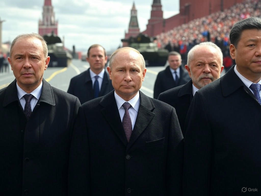 Putin celebra el Día de la Victoria con aliados en medio de la guerra en Ucrania