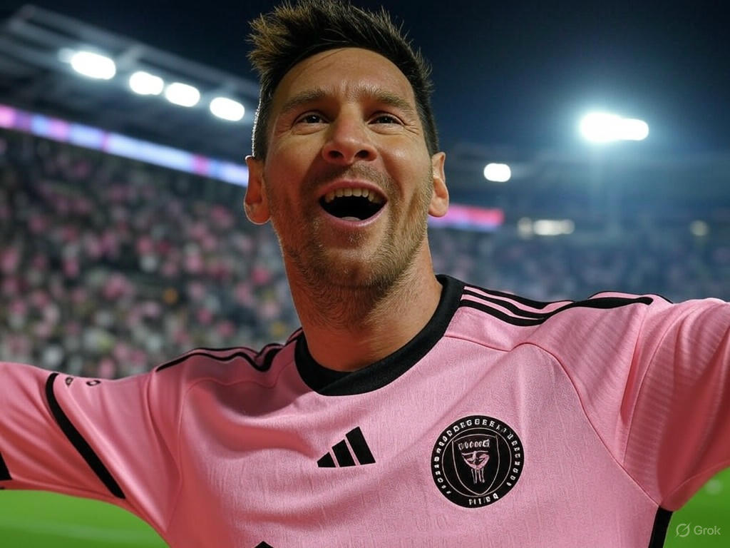 Messi deslumbra: Inter Miami golea con doblete del astro argentino