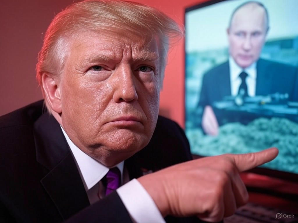 Trump arremete contra Putin: "Está jugando con fuego" en Ucrania