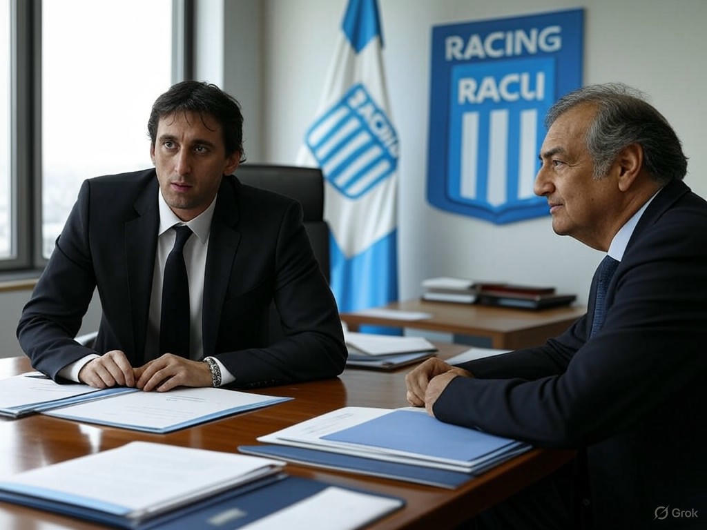 Racing Club: Milito responde al pedido de refuerzos de Costas
