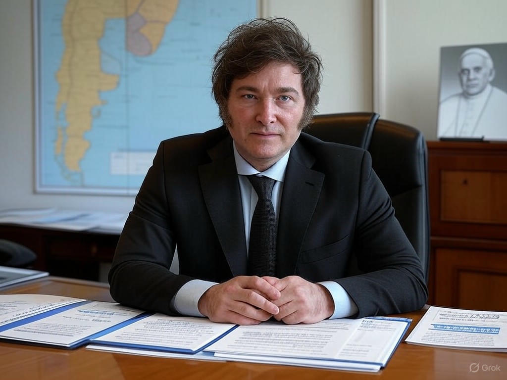 Milei se queda en Argentina: prioridades electorales sobre la asunción papal