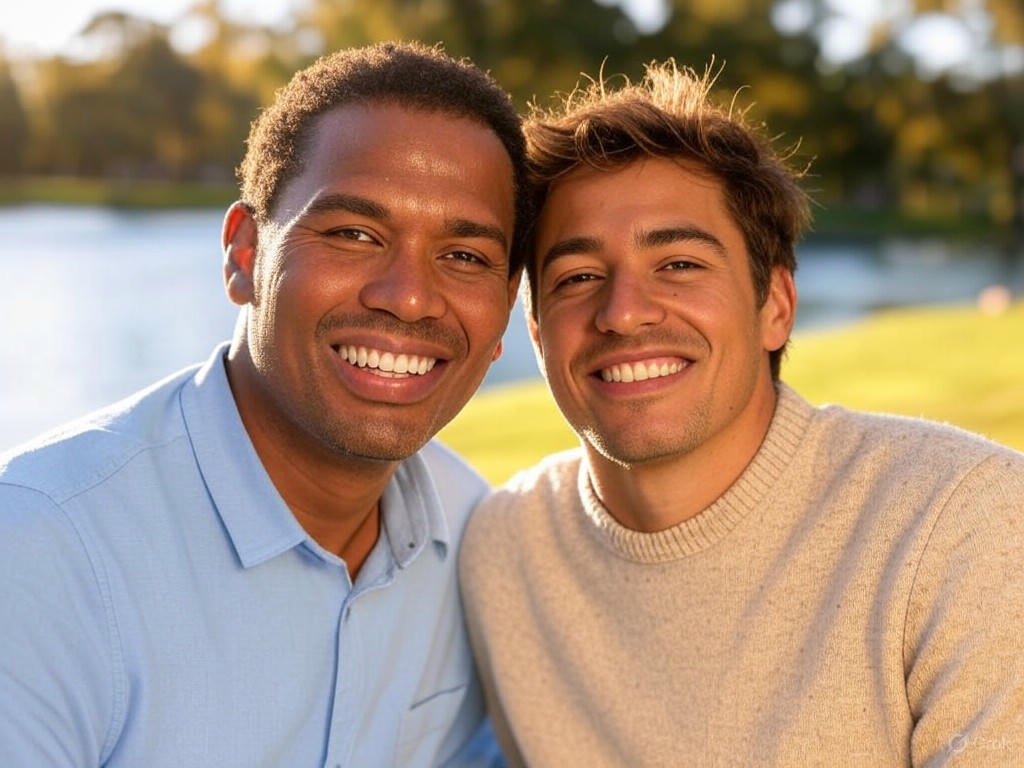 Juan Otero y su novio: polémica por la diferencia de edad