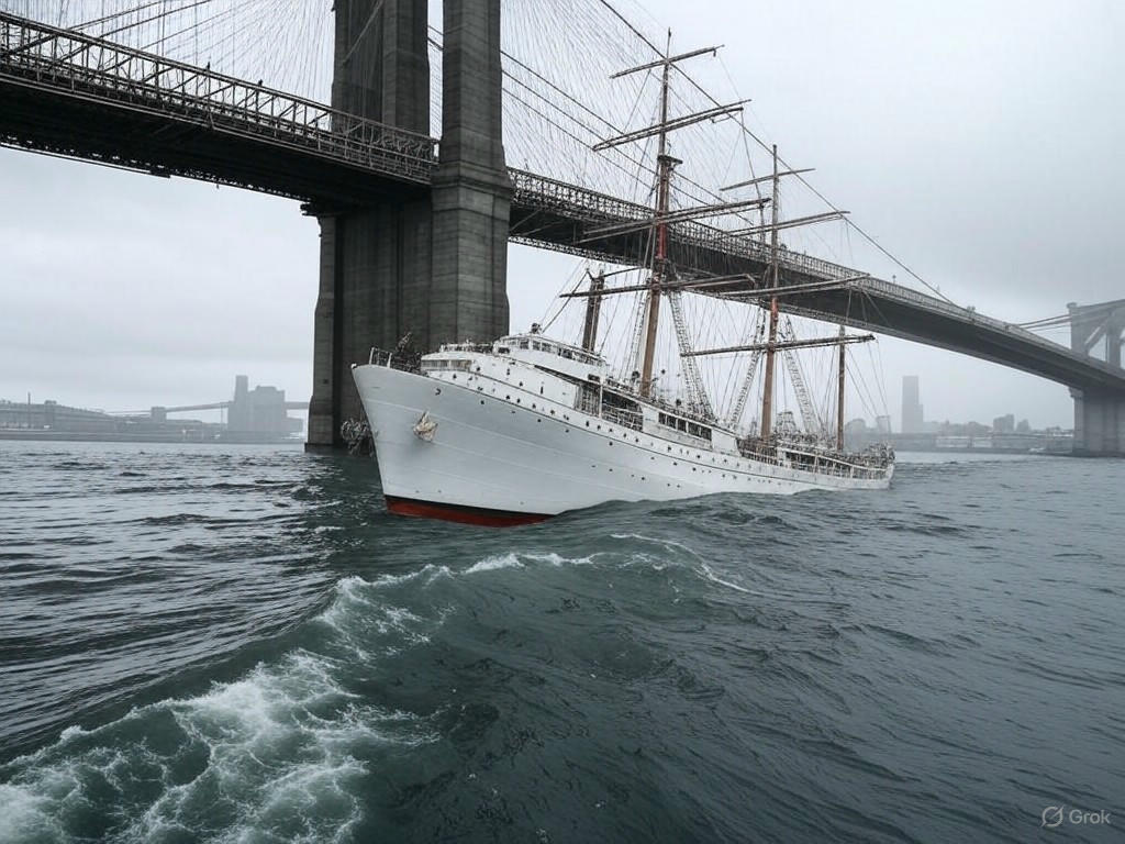 Tragedia en Brooklyn: Buque escuela mexicano colisiona con el puente, dejando víctimas fatales