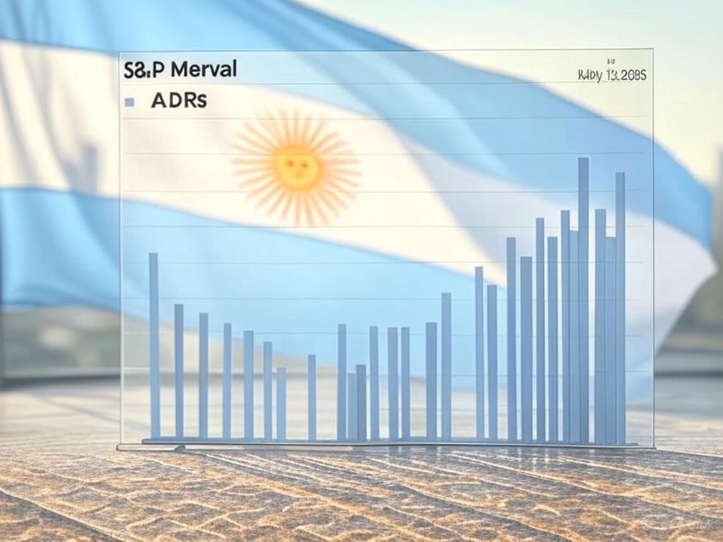 Acciones argentinas en baja: Merval y ADRs en rojo