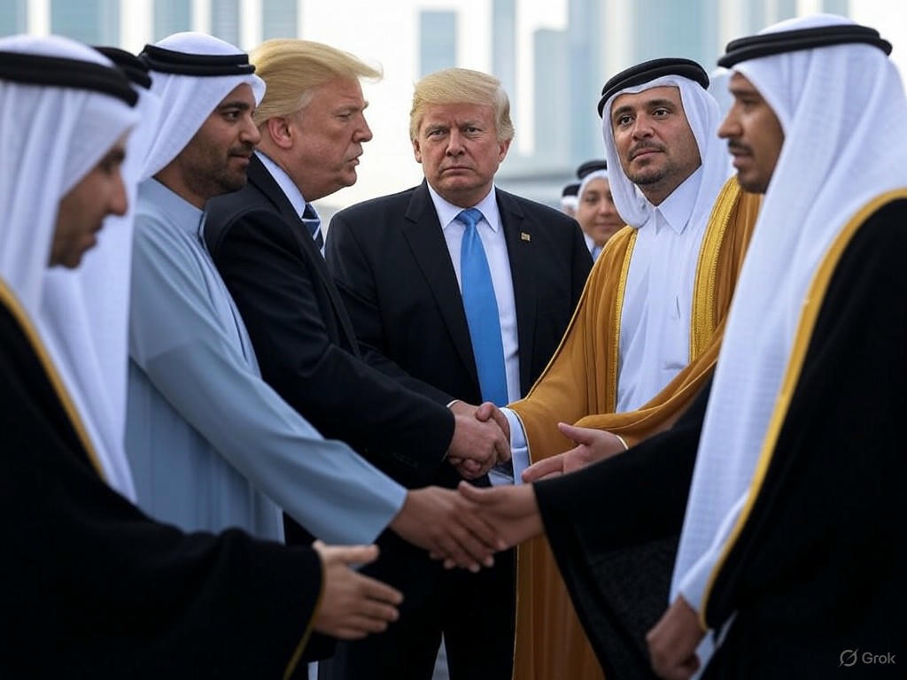 Trump busca megaacuerdos en Oriente Medio