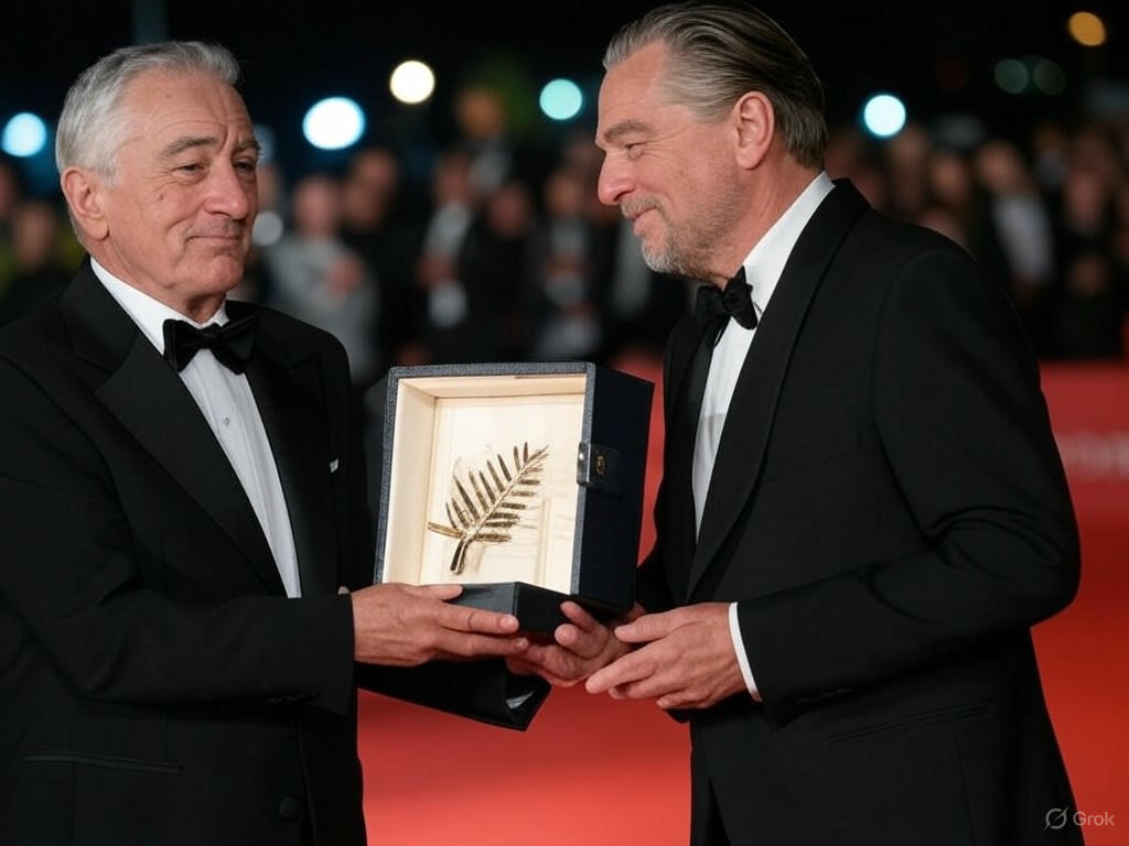 De Niro recibe Palma de Oro en Cannes y critica a Trump