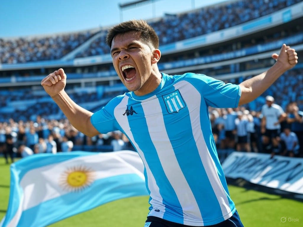 Racing Club golea a Bucaramanga y lidera su grupo en la Libertadores