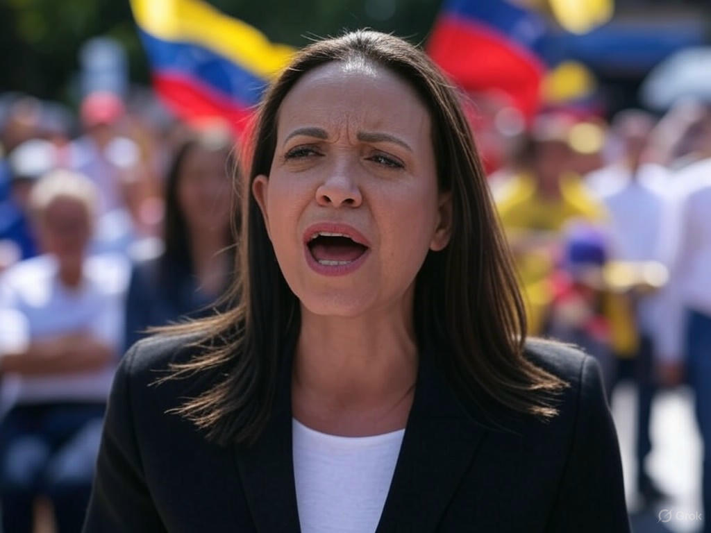 Machado llama a militares venezolanos a derrocar a Maduro