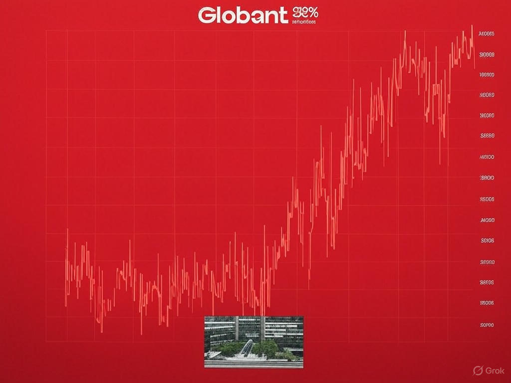 Globant: Caída del 30% en Wall Street impacta al mercado tecnológico argentino
