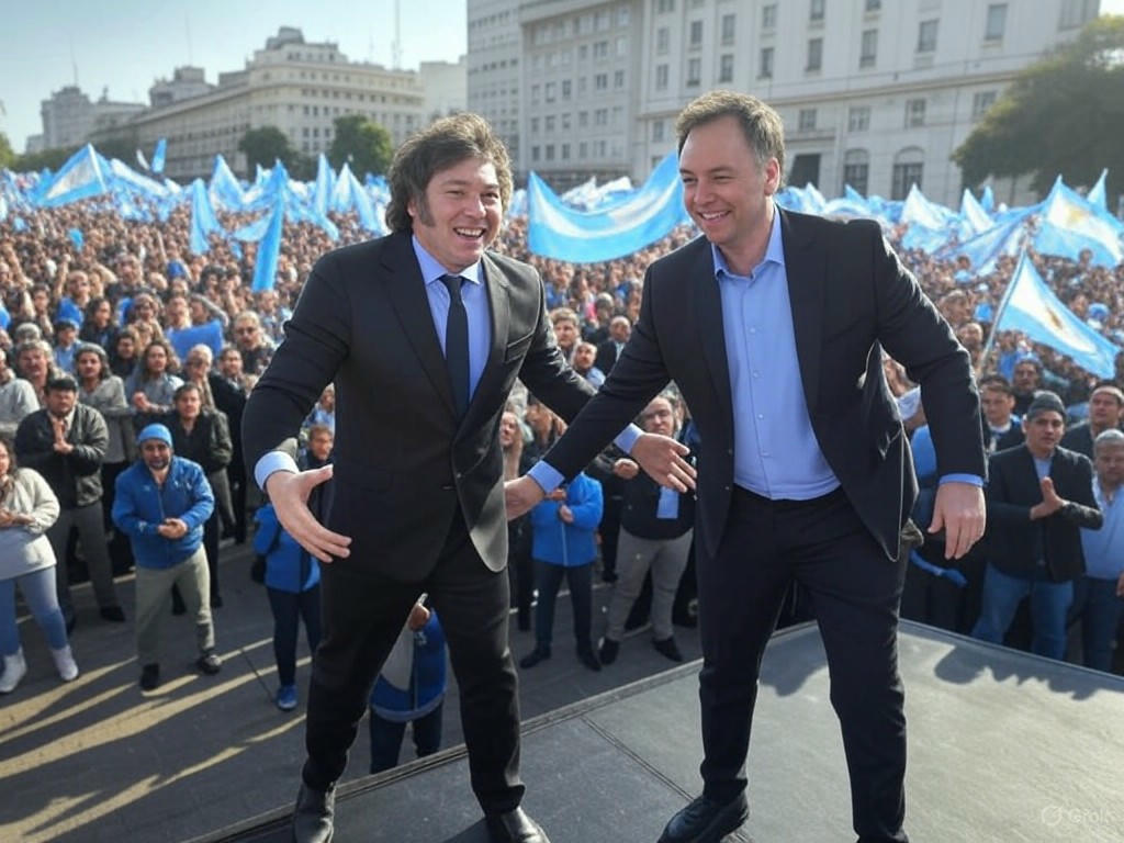 Milei: La calle como mejor encuesta; Adorni cierra campaña en Plaza Mitre