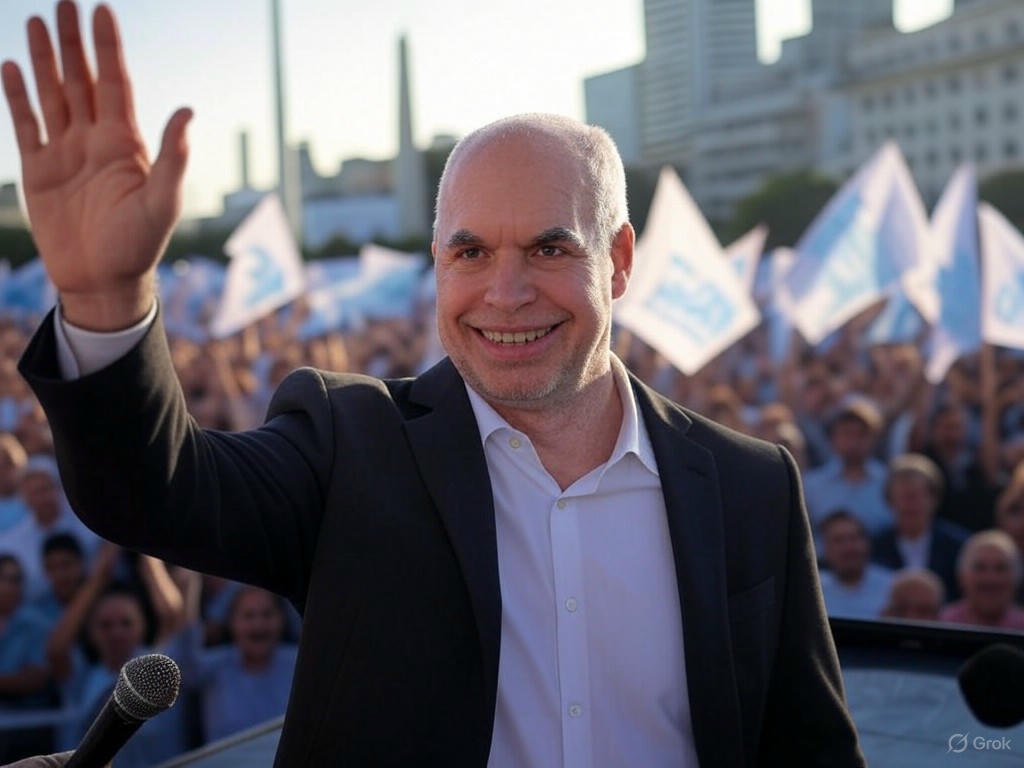 Larreta celebra resultados electorales en CABA, a pesar de no alcanzar el 10%