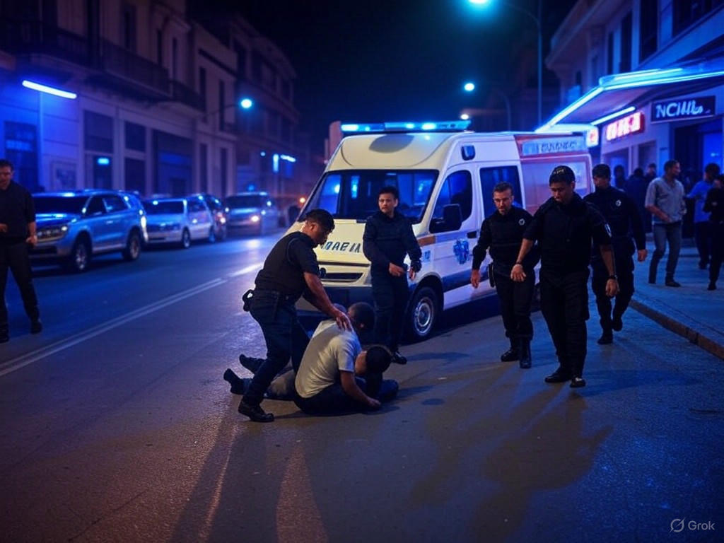 Balacera en Palermo: Cuatro detenidos tras violento incidente nocturno