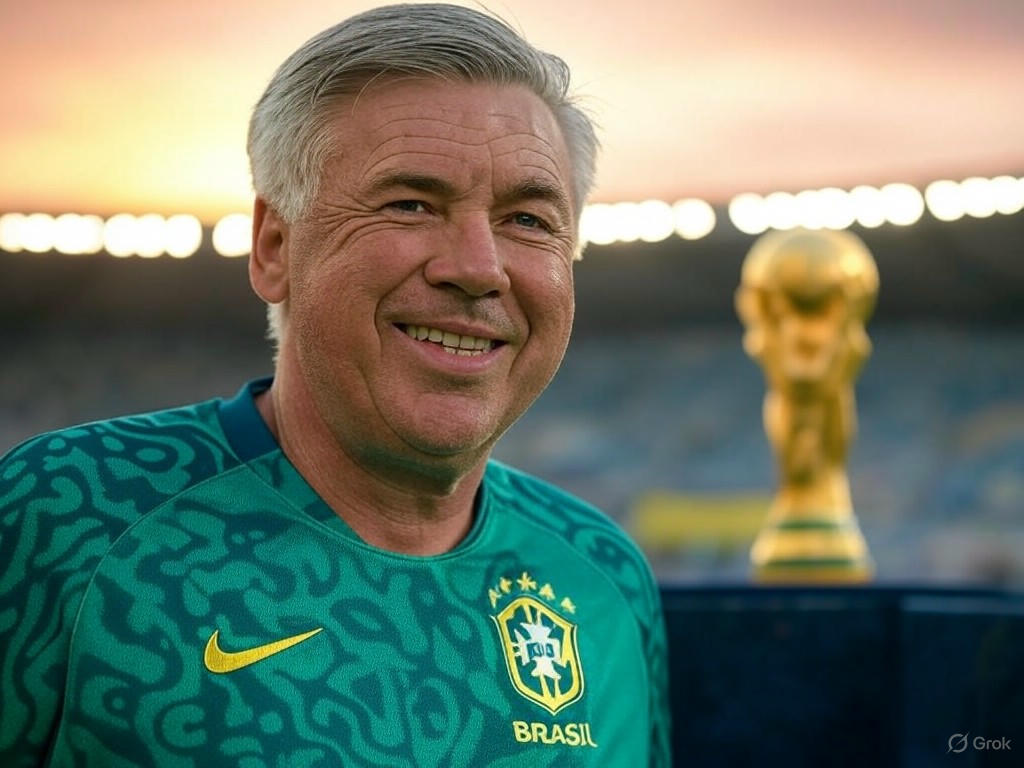Ancelotti, el nuevo DT de Brasil: un salario millonario y desafíos para el Mundial 2026