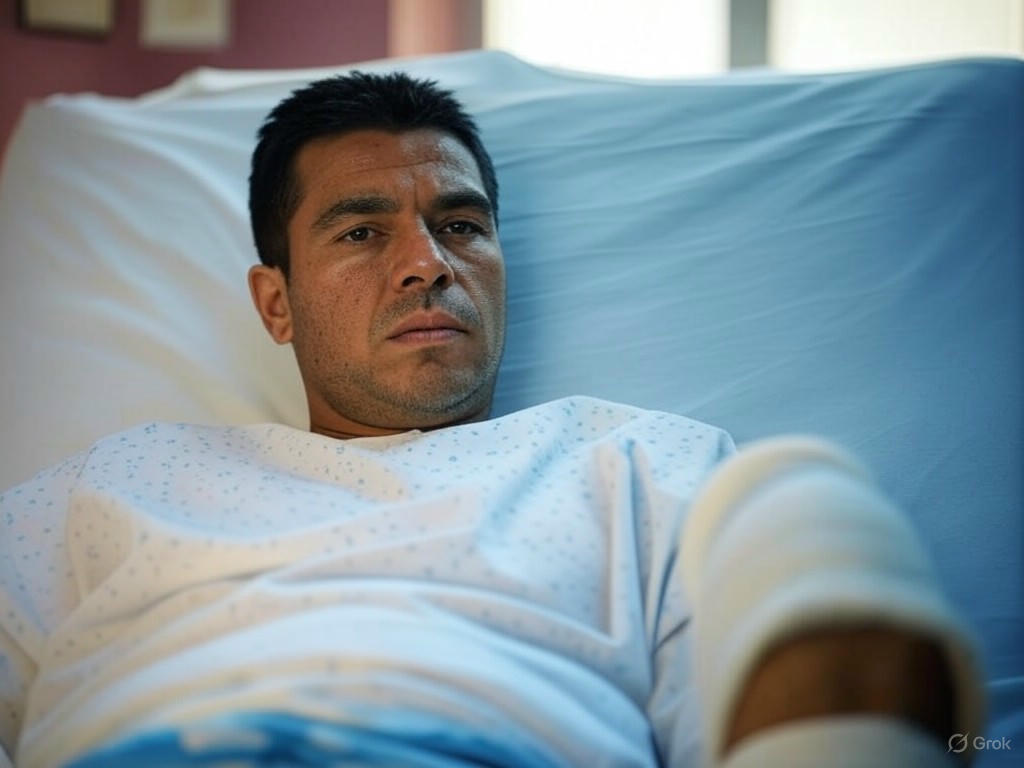 Lucio, campeón mundial, hospitalizado por graves quemaduras