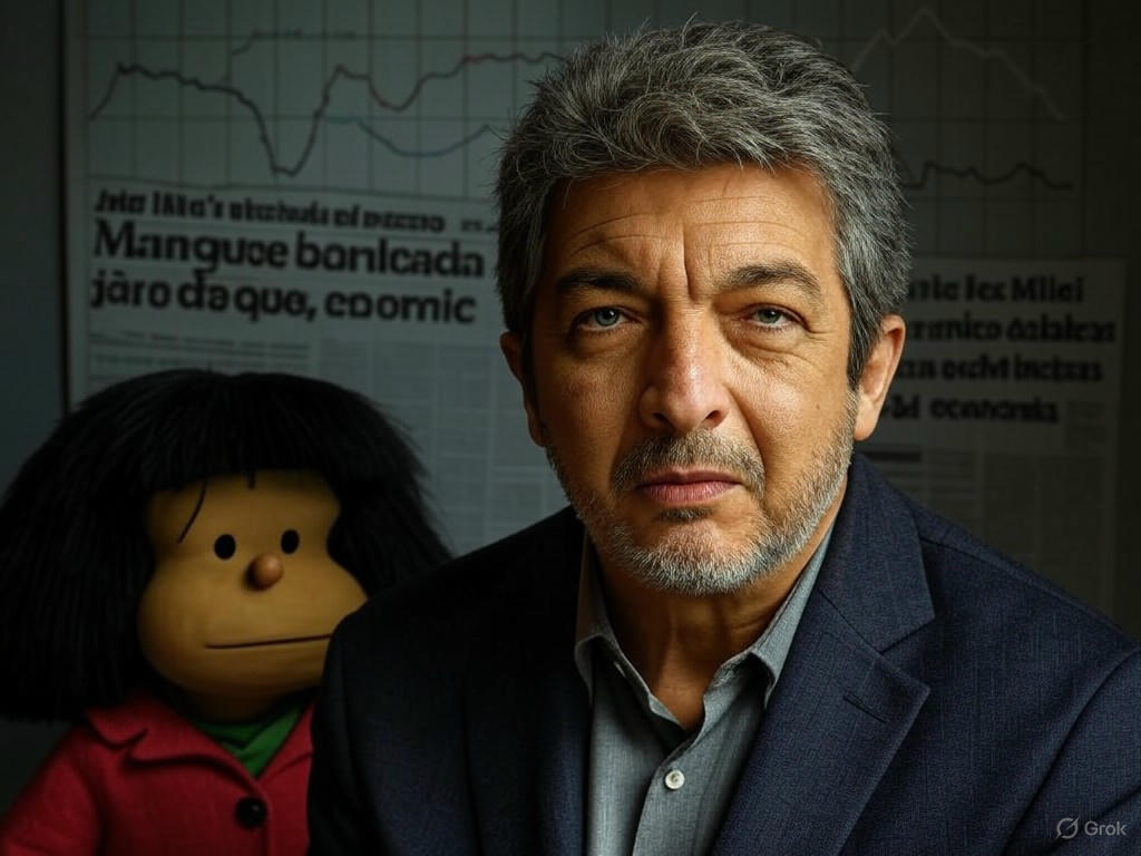 Darín y el meme de Mafalda: La reacción del actor que incomoda a la izquierda