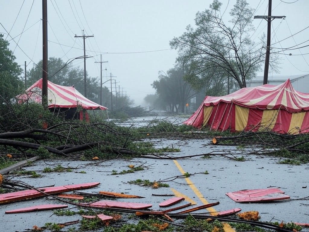 Temporal en Santa Fe: Daños materiales y cortes de luz tras fuertes vientos