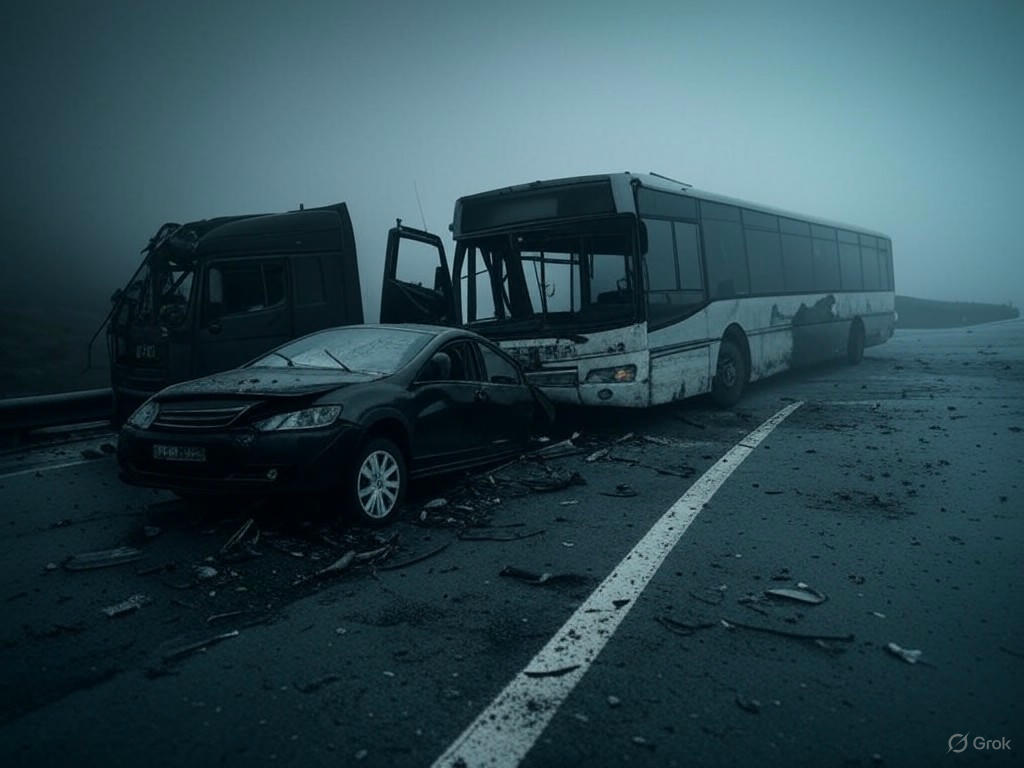 Fatal accidente en Ruta 3: Cuatro víctimas tras choque entre camión y micro