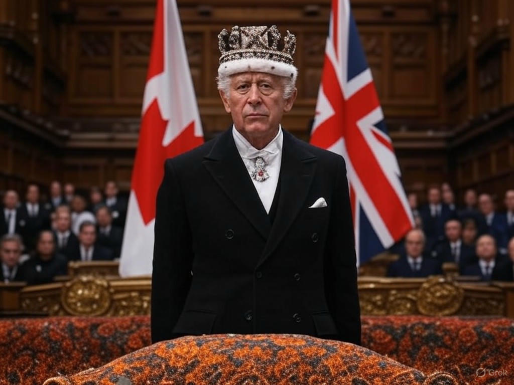 Carlos III defiende la soberanía canadiense frente a las presiones estadounidenses