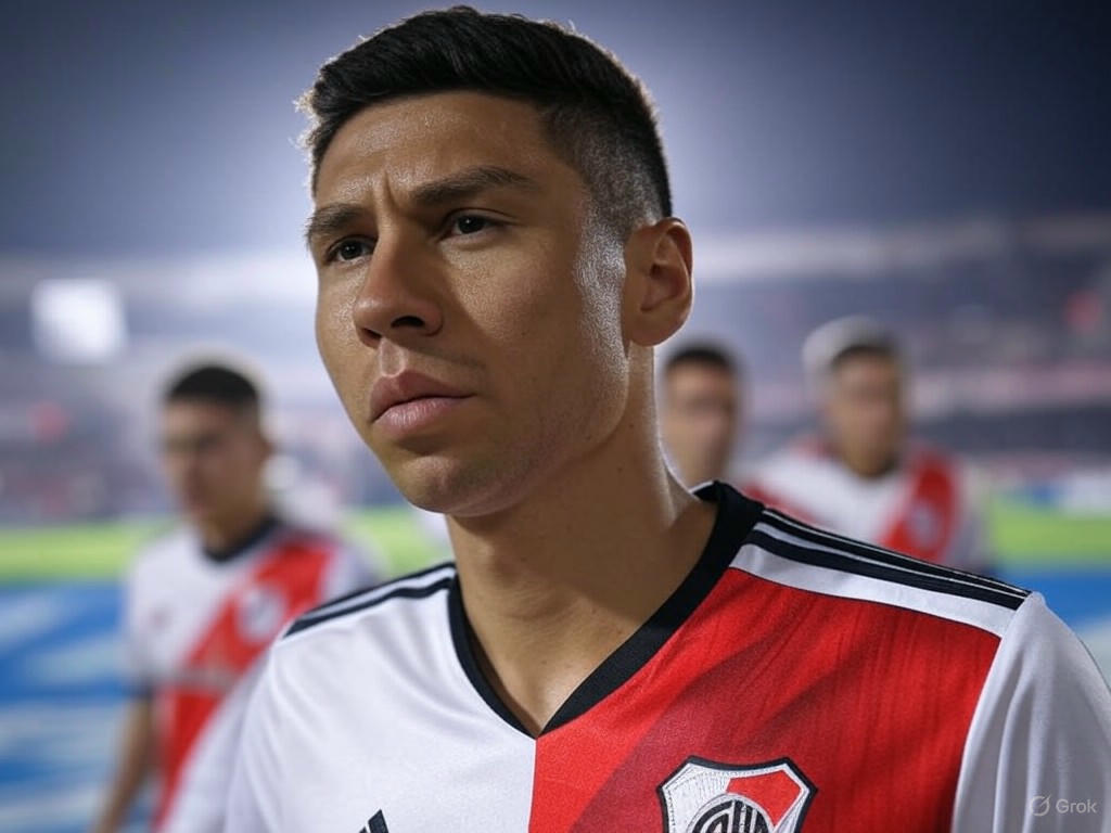 Montiel, baja sensible en River: lesión y tiempo de recuperación